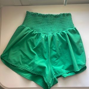 Aerie Real Me Smocked Running Short